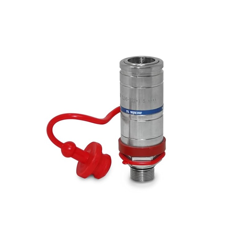 M22x1.5 Male Push Pull Valve Breakaway Hydraulic Quick Coupler (TL96)