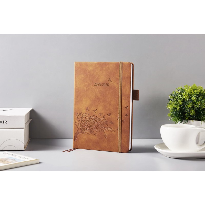 Academic Diary 2025 2026 A5 Page per Day with Time,