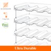 Lifewit Stackable Water Bottle Organizer for Cabinet, Plastic Bottle Holder