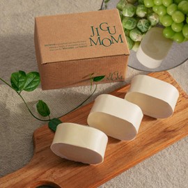 JiguMom Natural Big Soap Bar Dishwashing (8.82oz *3 set) Eco Friendly Plastic Free Packaging with Sustainable Organic Ingredients for Kitchen