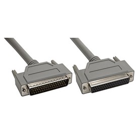 Amphenol CS-DSDMDB50MF-025 50-Pin DB50 Deluxe D-Sub Cable, Shielded, Male/Female, 25', Gray