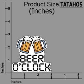 (3Pcs) O’Clock Stickers Funny Sarcastic Quote Humor Motivational Inspirational Gifts Waterproof Vinyl Decals for Kindle Water Bottle Bumper Car Hard Hat Phone Laptop 3"