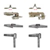 LIKERAINY 90Deg Short-arm Inset Blind Corner Hinge Ø 26mm H0