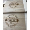 Kitchen Cutting Board Engraved - 13.5" x 9" - Bamboo