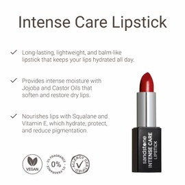 Sandstone Scandinavia Intense Care Lipstick - a hypoallergenic, gluten free, caring formula, with active and moisturizing ingredients. (41 First Love, 3,5 g)