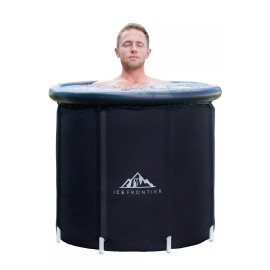 Ice Frontier Portable Ice Bath Tub for Athletes Recovery Outdoor Outdoor Plunge