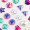 AUGSUN 240 Piece Sticker Earrings 3D Gems Girls Earrings Self-Adhesive