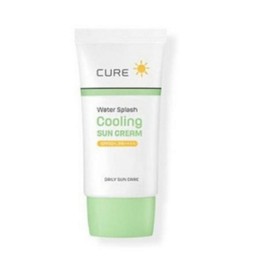 Kim Jung-moon Aloe Cure Water Splash Cooling Sunscreen 40ml SPF50+PA++++ Korean K-Beauty Skincare School Military Dormitory / 김정문알로에 큐어 워터 스플래쉬 쿨링 선크림 40ml SPF50+PA++++ 한국K뷰티 스킨케어 학교 군대 기숙사