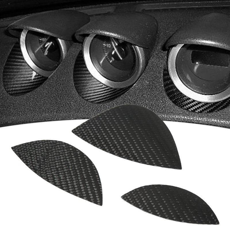 Dashboard Gauge Cover Decoration Carbon Fiber Replacement for NISSAN 370Z
