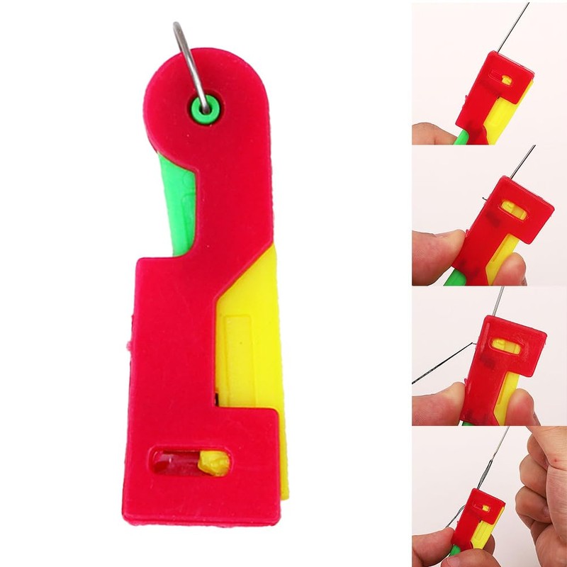 3pcs Automatic Needle Threader, Simple Hand Sewing Automatic Needle Threaders
