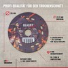 NIVILLI BLACKY Professional Diamond Cutting Disc 125 mm Unsurpassed Durability