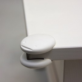 Qdos StayPut Corner Guards and Protectors - Multi-Component Construction -Guaranteed to Stay in Place unlike inferior products - Bite Proof & Choke Safe - Food Grade Material | 8 pack | White