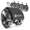 SLUELI Office Chair Wheels Casters-Protection for Hardwood Floors and Carpet,
