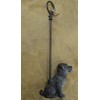 Lulu Decor, Fleur De Lis Door Stop with Handle (Antique
