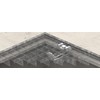 FeNau Grating Clamp (Complete Set) for Grate Height 80-90 mm