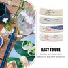 ULTECHNOVO Cute Chopstick Rests 4 Pack Ceramic Chopstick Holders Dining