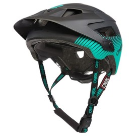 O'NEAL | Mountain Bike Helmet | Enduro All-Mountain | Ventilation Openings for Cooling, Washable Cushion, Safety Standard EN1078 | Helmet Defender Grill V.22 | Adult | Black Green | Size XS-M