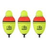 PATIKIL 1.4oz Lighted Fishing Slip Bobbers, 3 Pack EVA Light