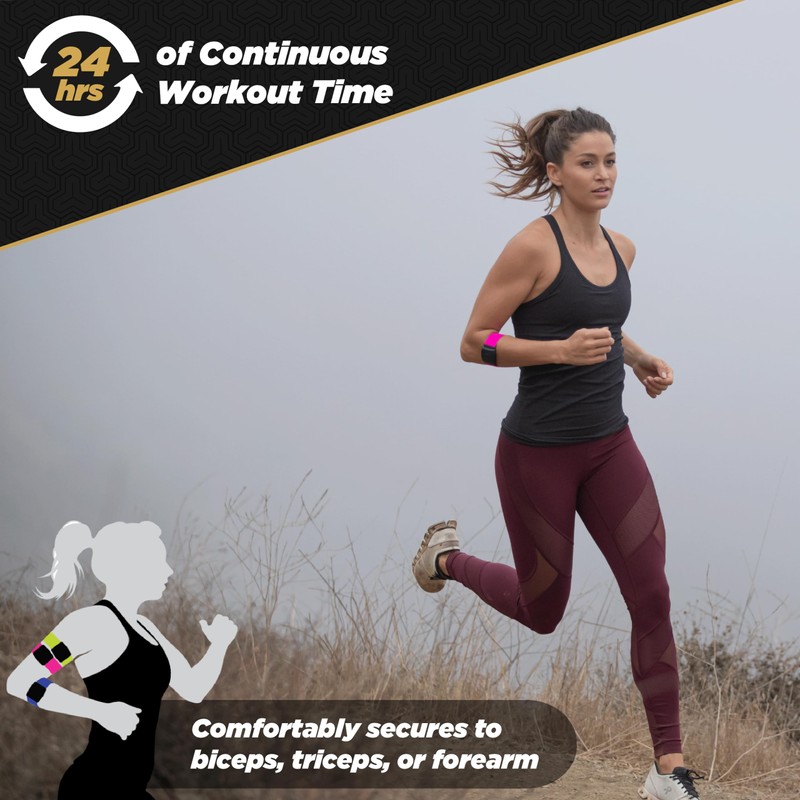 Scosche Rhythm+ 2.0 Heart Rate Monitor Armband for Running, Cycling,