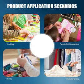 Lyaciomn 11PCS Free-Motion Quilting Template Set-Sewing Ruler & Clear Mark Acrylic Ruler & Ironing Ruler for DIY Machine Quilting