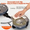 Cofiyard 20,000 BTUs 2 Burner Propane Camping Stove, Portable Folding