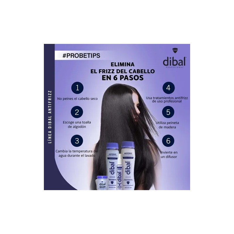 Shampoo Antifrizz Aceite De Dátil Para Cabello De Dibal 300g