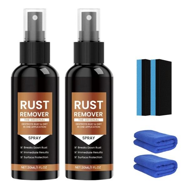 Kubot 2PCS Nexa Rust Remover Spray, Rust Remover for Metal,
