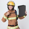 ZOOPIP Fireproof 3 Ring Binder with Zipper, 1.5 Inch D