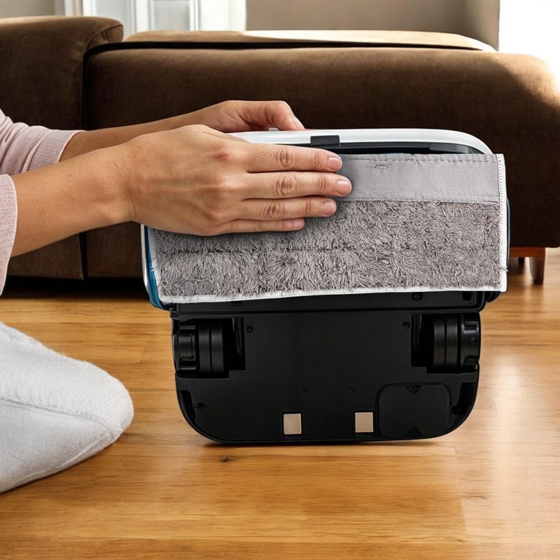 BuleVina 6 Pack Washable Dry Mopping Pads Replacement Compatible for