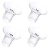 4Pcs Breast Pump Flange Insert 14mm Compatible with Momcozy/Spectra/Medela/eufy/Elvie/Lansinoh/Paruu P10