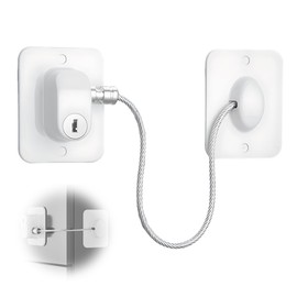 Children's Window Lock Without Drilling, Fridge Lock, Window Protection Children, Suitable for Window and Refrigerator, Cupboard, Drawer, Washing Machine, Cupboard etc
