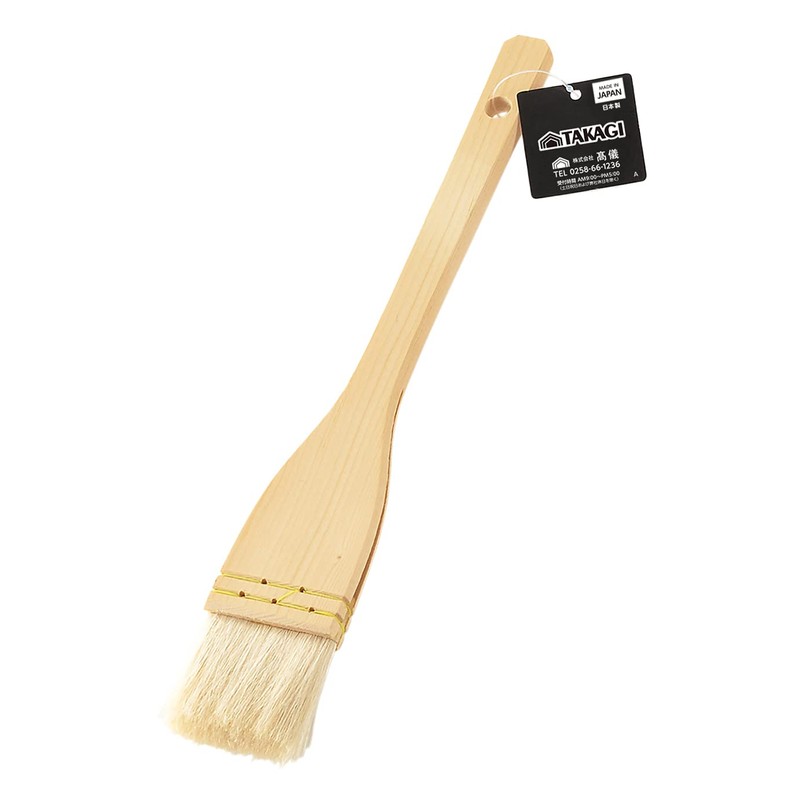 Takagi Wood Pattern Coating Brush, 1.6 inches (40 mm), Made