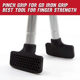 GD Pinch Grip for GD IRON GRIP EXT model, Finger Strengthener Hand Grip Exerciser Strengthener Premium Adjustable Hand Gripper for Climber