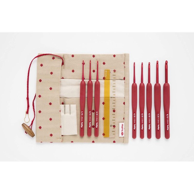 Crochet Hooks "ETIMO Red Crochet Hook Set, Red" Tulip Tulip