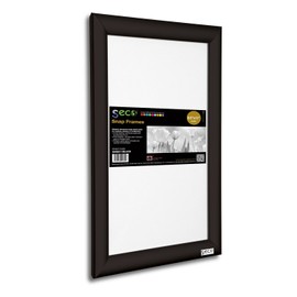 Seco Front Load Easy Open Snap Poster Frame 8.5" x 11" Black Aluminum