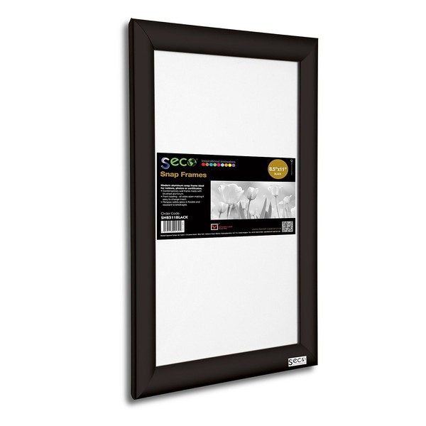 Seco Front Load Easy Open Snap Poster Frame 8.5" x