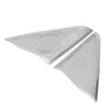 2 Pcs Car Door Speaker Cover Trim Stickers Aluminium Alloy