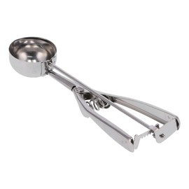Cuchara para Cupcakes, Cucharas para Helado de Acero Inoxidable con Mango Largo, Práctica Herramienta de Cocina para Sostener Helado, Sorbete, Albóndigas de Frutas, Galletas (4 Cm)