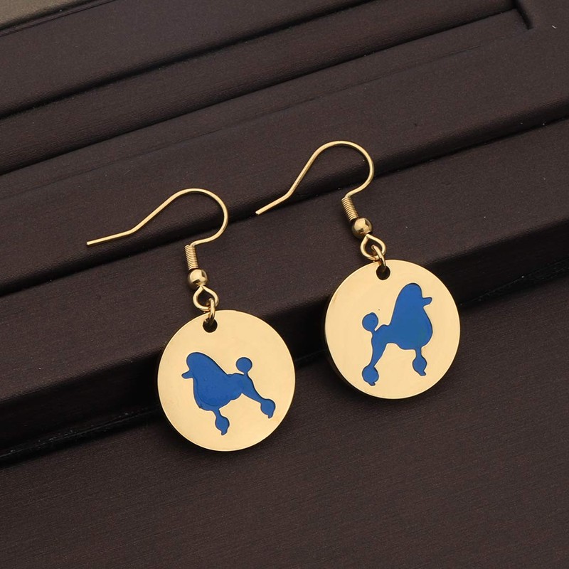 LBSBO - Pendientes de caniche de 1922, regalo de hermandad,