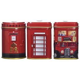 New English Teas Traditions of Britain Mini Tins Gift Pack Loose Tea - pack of 3