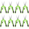 JEUIHAU 8 Pack 6.5 Inches Bud Trimming Scissors, Gardening Hand