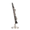 Miniature Clarinet Model with Stand and Case Musical Instruments Clarinet