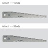 MetioKulto The 6" Brake Pad Measuring Tool,Brake Drum Wear Detection