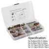 KIMISS Rustproof U‑Clips Nuts Assortment Automotive Interior Trim Fasteners with