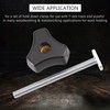 ZDSFSD 2 Set T Screw and M8 Plastic Handle,Metal Quick