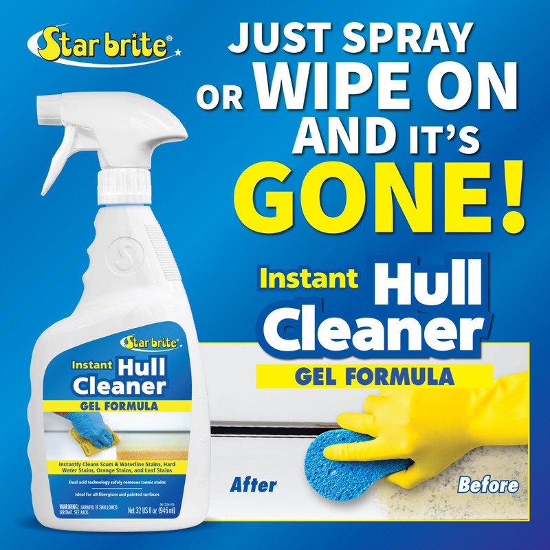 STAR BRITE Instant Hull Cleaner - 32 Oz Gel Spray