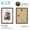 Egofine 11x14 Picture Frames Set of 4, Made of Solid