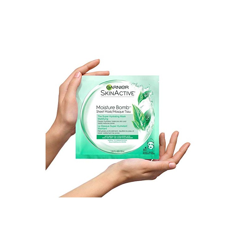 Garnier SkinActive Moisture Bomb The Super Hydrating Mattifying Sheet Mask,