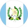 StickerTalk Circular Guatemala Flag Vinyl Sticker, 10 inches by 10