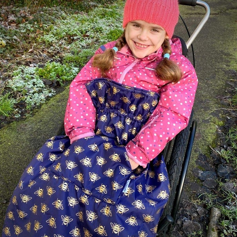 Bundlebean - 100% Waterproof Fleece Lined Wheelchair Cover - Kids